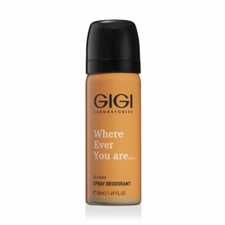 GIGI - Дезодорант дорожный GIGI Where Ever You Are Spray Deodorant , 50 мл