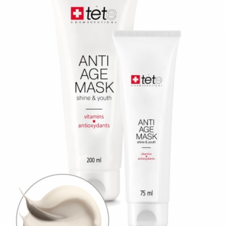 tete - Anti-age Mask Vitamins and Antioxydants  Омолаживающая маска с витаминами и антиоксидантами "Отбеливающее действие ", 200 мл