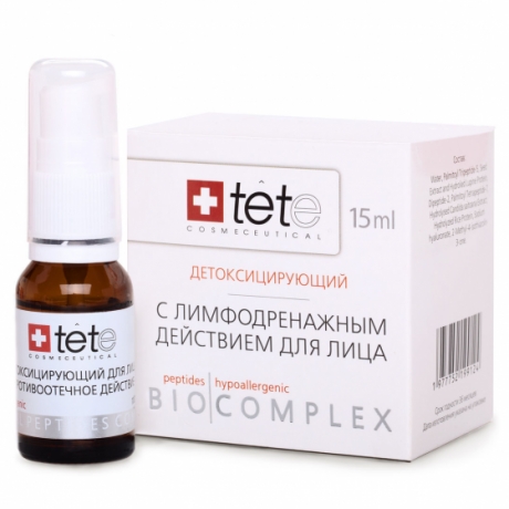 tete - Биокомплекс детокс с лимфодренажным действием, 15 мл