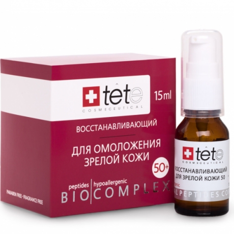 tete - Биокомплекс восстанавливающий для зрелой кожи 50+, 15 мл