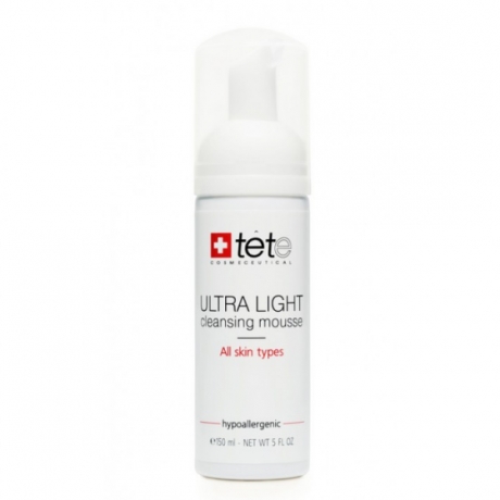 tete - Мусс для умывания ультра легкий / Ultra Light  Cleansing Mousse, 150 мл