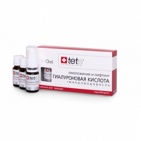 tete - Гиалуроновая кислота + Микроводоросль / TETe Hyaluronic acid & Algae Extract 3*10 ml