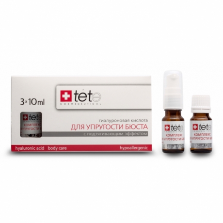 tete - Гиалуроновая кислота + Комплекс для упругости бюста / TETe Hyaluronic acid and neck and decolette 3*10 ml